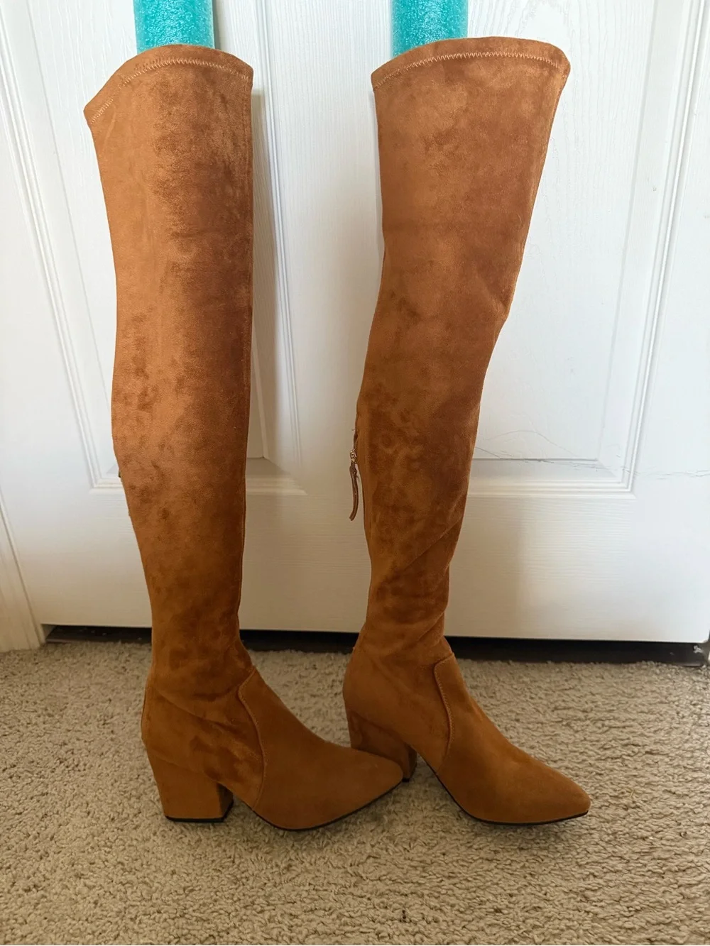 Women's Over-the-Knee Italian Suede Boots
